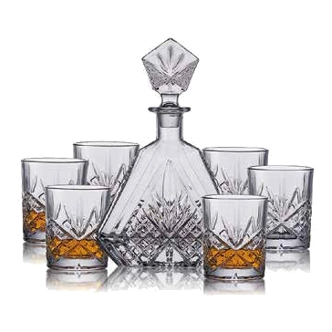 Pyramid whiskey set