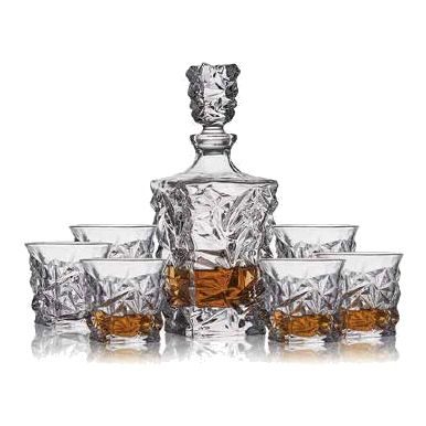 Sculpted whiskey set