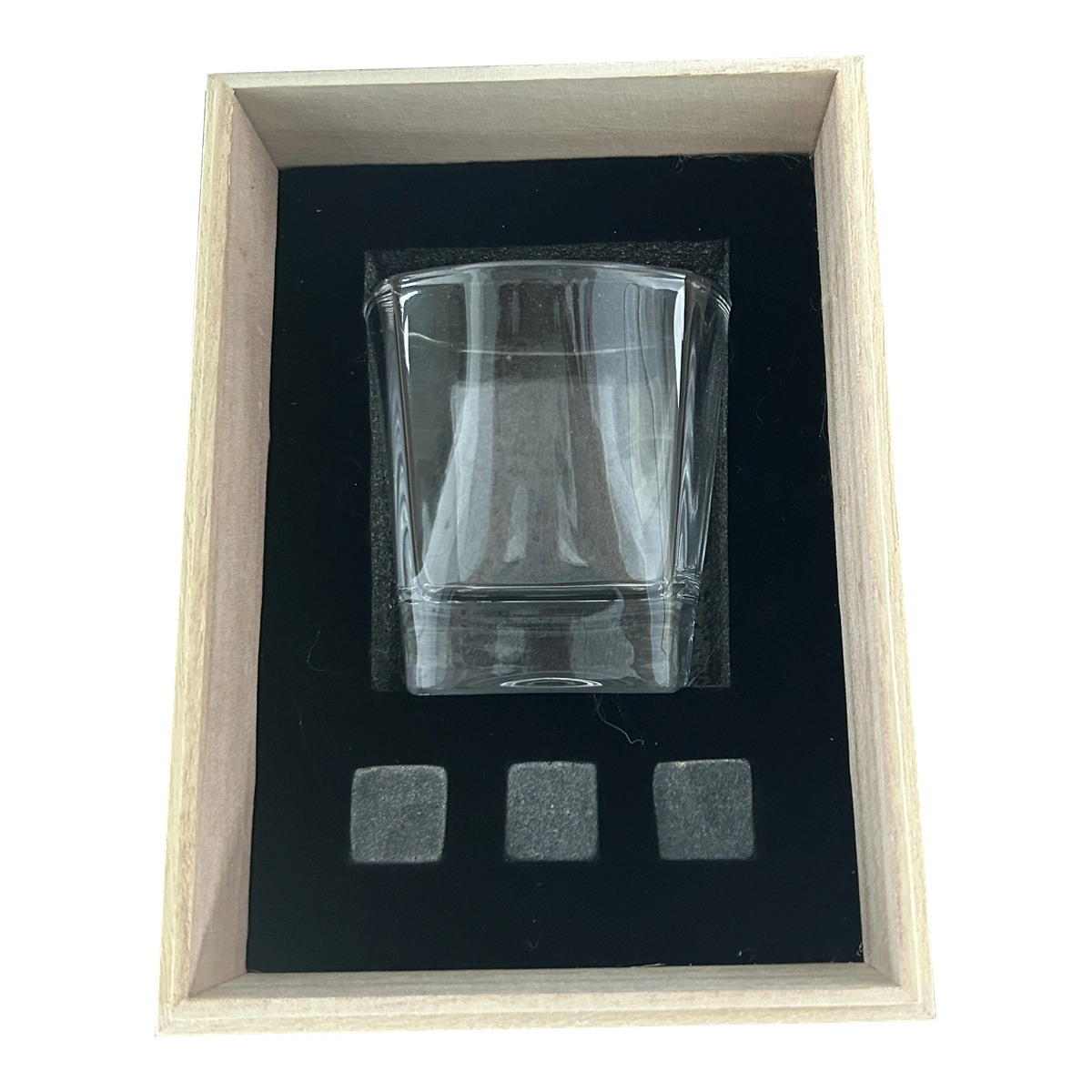 Single-glass wooden gift set