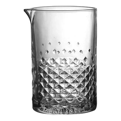 Diamond mixing glass