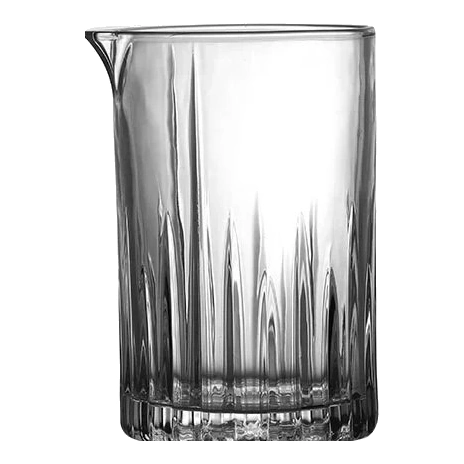 Panelled mixing glass
