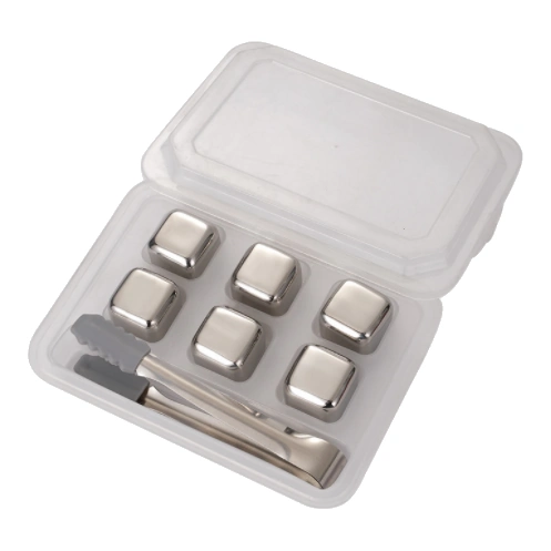 Eight-cube case with tongs