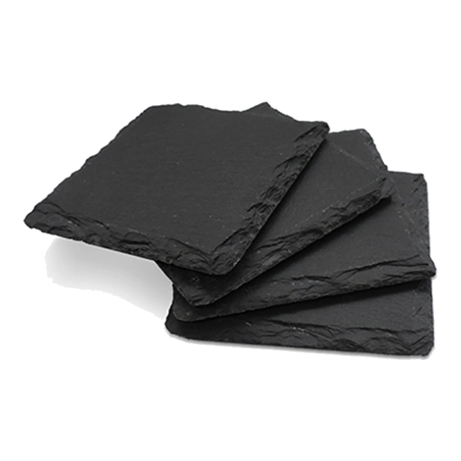 Square slate coaster