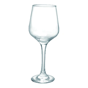 Rounded wine glass