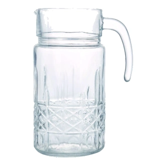 Rounded serving pitcher