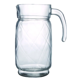 Lidded serving pitcher