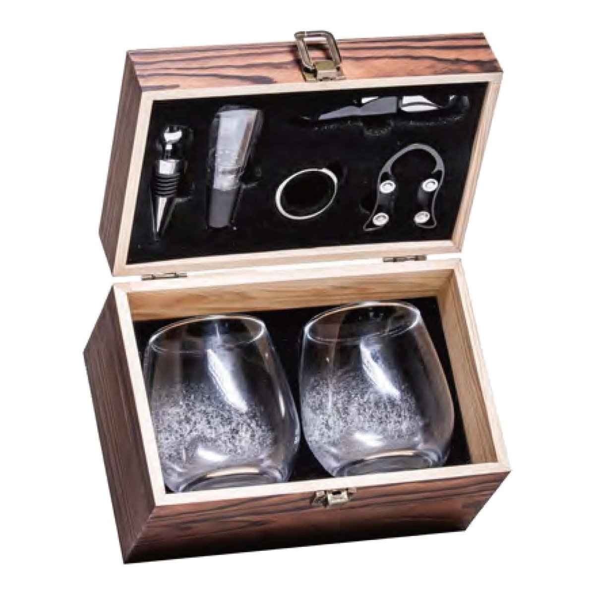 Stemless wine glass gift set
