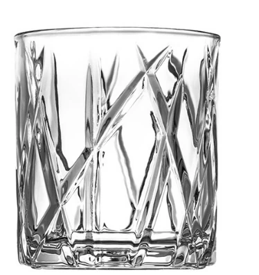 Faceted rocks glass