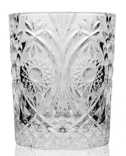 Sunburst rocks glass