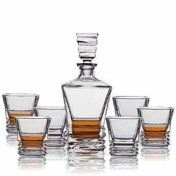 Stepped whiskey set