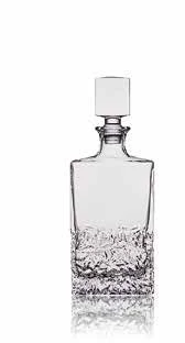 Tall whiskey decanter