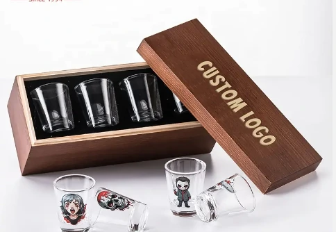Logo-panel wooden box