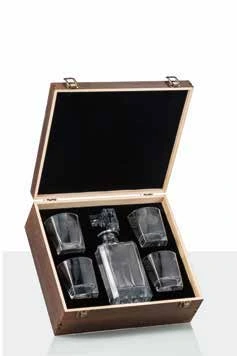 Lined glassware box