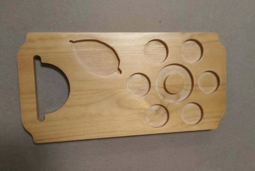 Six-glass tasting board