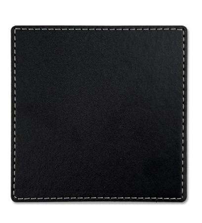 Stitched square coaster