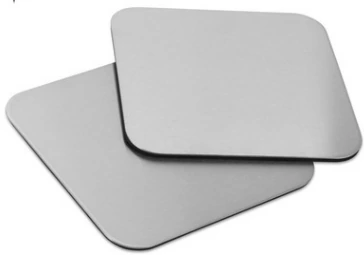 Square white coaster