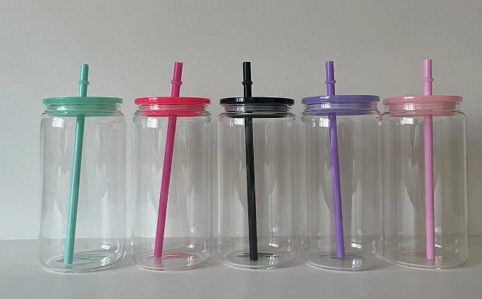 Coloured tall-glass collection