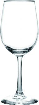 Slender wine glass