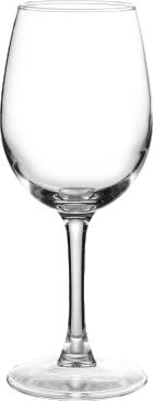 Tapered-bowl wine glass