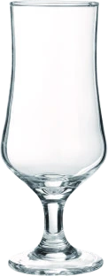 Footed beer glass