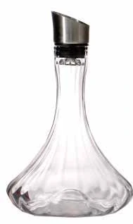 Wide-base wine decanter