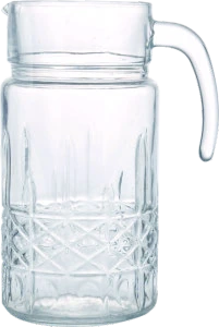 Rounded serving pitcher