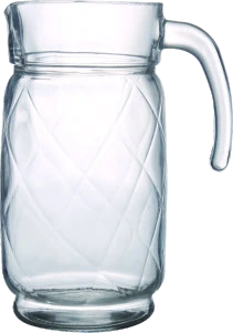 Lidded serving pitcher