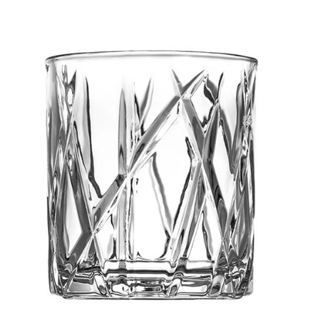 Faceted rocks glass