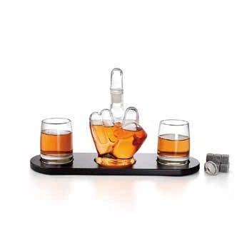 Decanter set with tray