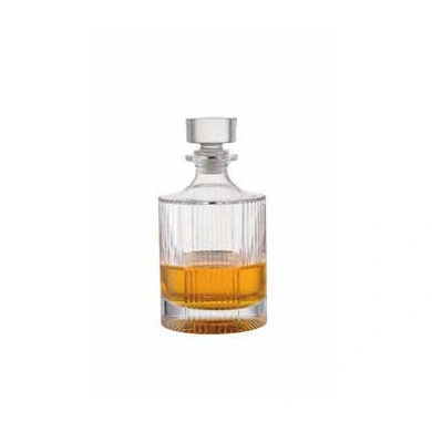 Ribbed whiskey decanter
