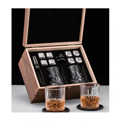 Compact glass presentation box