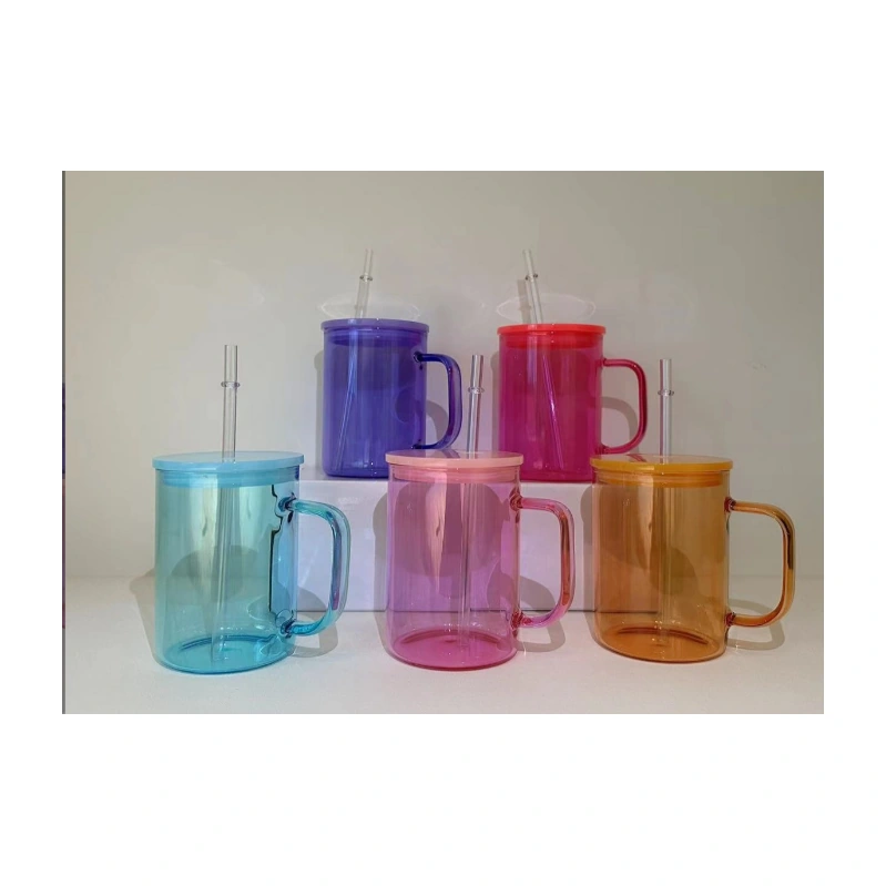 Coloured handled-glass collection