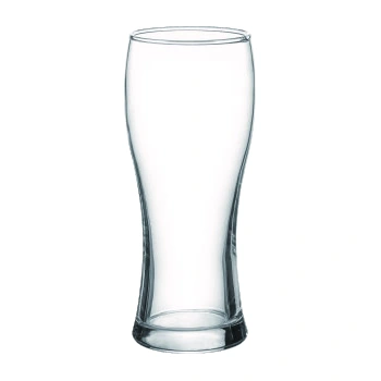 Rounded beer glass