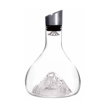 Rounded wine decanter