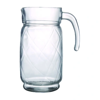 Lidded serving pitcher