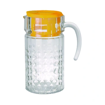 Handled clear pitcher