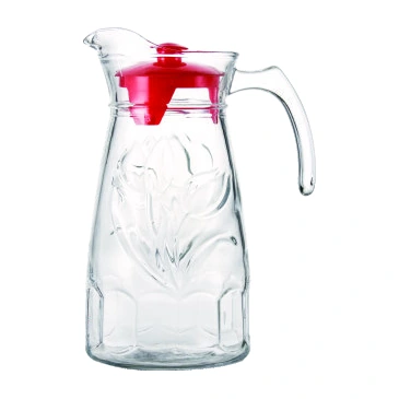 Geometric lidded pitcher