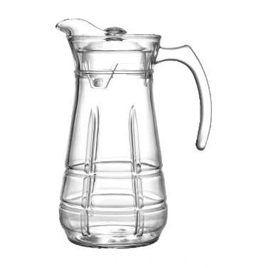 Tall patterned pitcher